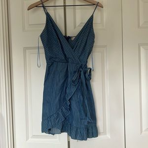 Altar’d State Striped Wrap Dress